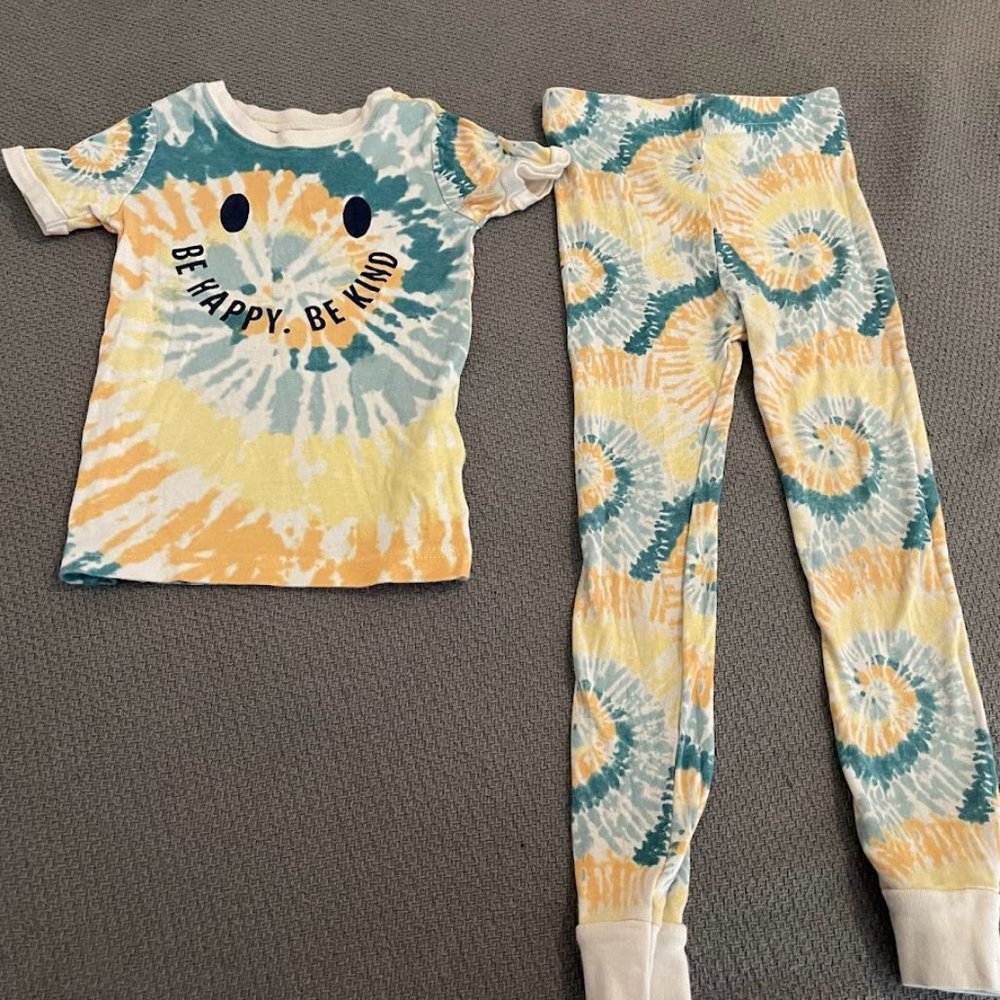 PJ Set - Be Happy. Be Kind.(Tie Dye)